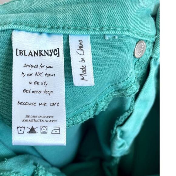 BLANKNYC Kids Girls‎ Skinny Jeans Size 10 Green - Picture 4 of 5